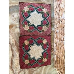 Pair of Coasters: Made in Occupied Japan